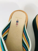 Load image into Gallery viewer, Paul Smith Women&#39;s Striped Boho Sliders Sandals | EU40 UK7 | Multicolour
