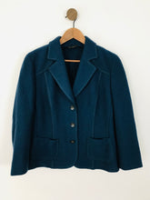 Load image into Gallery viewer, Luisa Spagnoli Women&#39;s Wool Blazer Jacket | 46 UK14 | Blue
