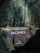 Load image into Gallery viewer, Monki Women&#39;s Corduroy Mini Skirt | EU36 UK8 | Green
