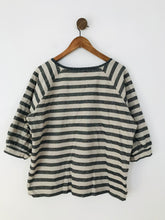 Load image into Gallery viewer, And Or John Lewis Women&#39;s Glittery Striped T-Shirt | UK14 | Multicolour

