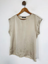 Load image into Gallery viewer, Mango Women&#39;s Sleeveless T-Shirt | S UK8 | Beige
