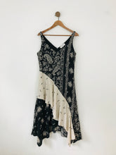 Load image into Gallery viewer, Nine Savannah Miller Women&#39;s Floral Layered Midi Dress | UK14 | Black
