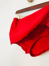 Load image into Gallery viewer, Toast Women&#39;s High Waist Bikini Swim Bottoms | UK14 | Red
