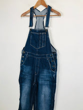 Load image into Gallery viewer, Fat Face Women&#39;s Denim Dungarees | UK10 | Blue
