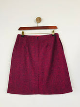 Load image into Gallery viewer, Boden Women&#39;s Tweed Wool Pencil Skirt | UK10 | Red
