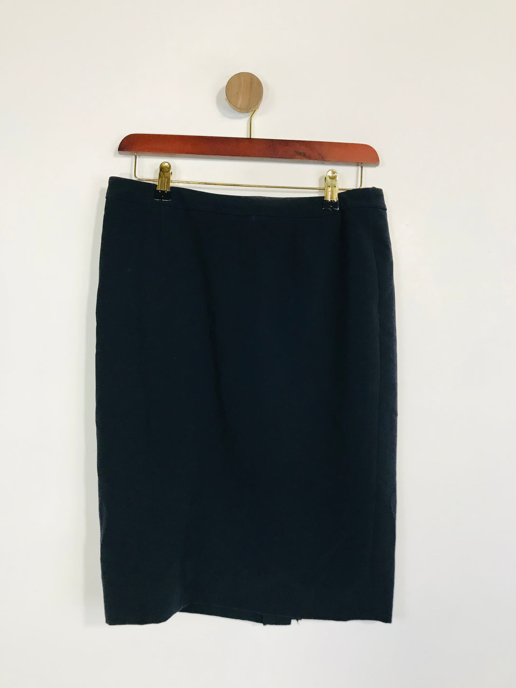 Madeleine Women's High Waist Smart Pencil Skirt | UK10 | Blue