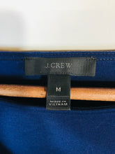 Load image into Gallery viewer, J.Crew Women&#39;s Long Sleeve Wrap Tie A-Line Dress | M UK12-14 | Blue
