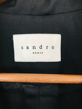 Load image into Gallery viewer, Sandro Women&#39;s Smart Blazer Jacket | 38 UK10 | Black
