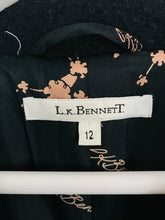 Load image into Gallery viewer, L.K.Bennett Women’s Wool Overcoat | UK12 | Black
