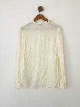 Load image into Gallery viewer, &amp; Other Stories Women&#39;s Ruffle Button Up Blouse | 38 UK10 | White
