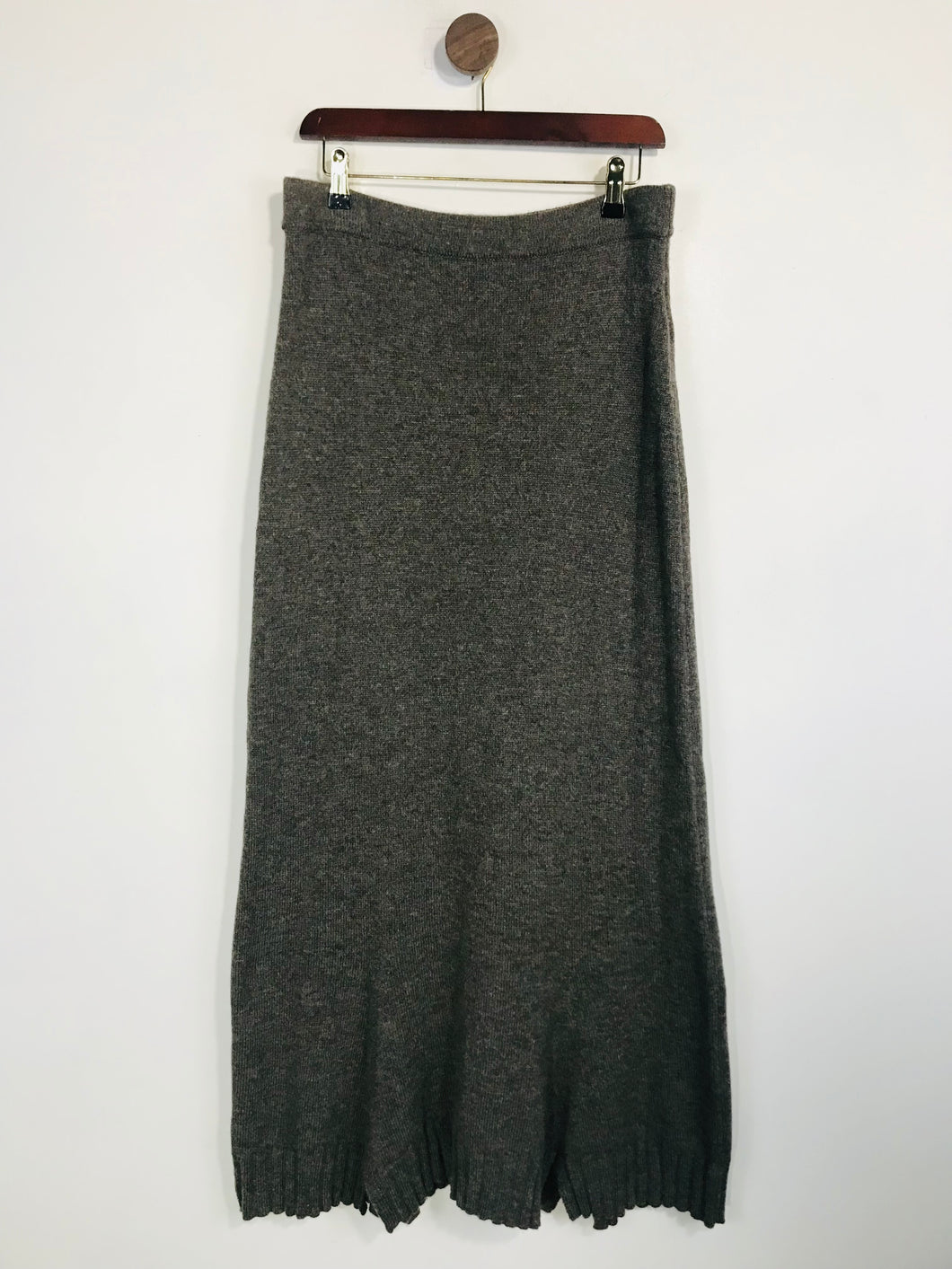 Gabi Lauton Women's Wool Maxi Skirt | EU40 UK12 | Brown