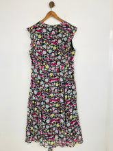 Load image into Gallery viewer, Hush Women&#39;s Floral Frill Sheath Dress | UK14  | Multicolour
