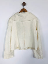 Load image into Gallery viewer, Coast Women&#39;s Oversized Collar Twill Peacoat Coat | UK12 | Beige
