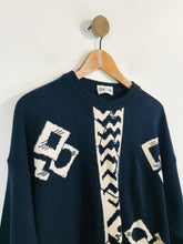 Load image into Gallery viewer, Hom Men&#39;s Knit Vintage Jumper | L | Blue
