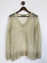 Load image into Gallery viewer, 360cashmere Women&#39;s Mohair Jumper | S UK8 | Beige

