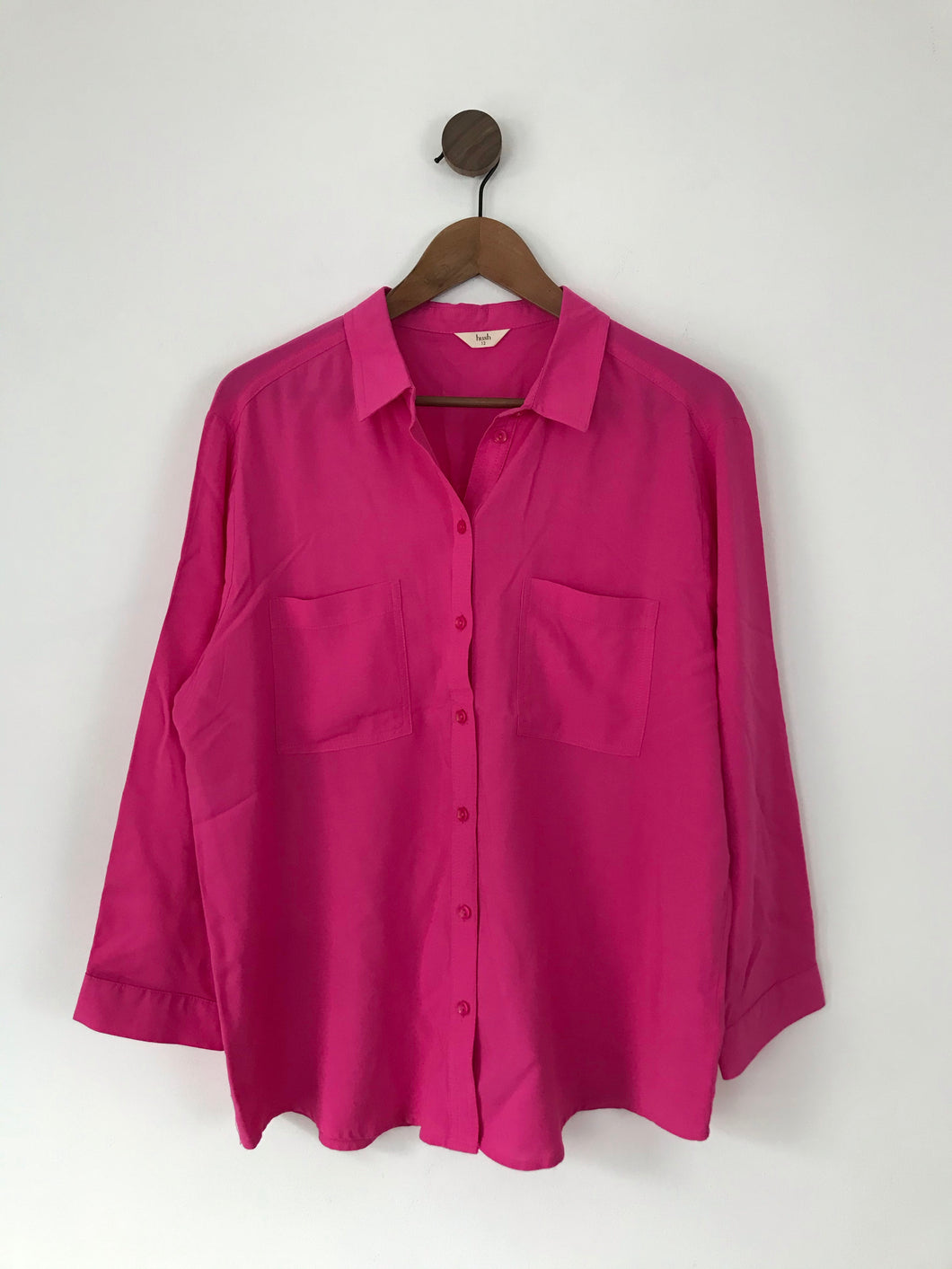 Hush Women’s Oversized Lightweight Shirt | UK12 | Pink