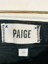 Load image into Gallery viewer, Paige Women&#39;s Slim Jeans | W29 UK10-12 | Black

