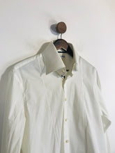 Load image into Gallery viewer, Angelo Galasso Men&#39;s Smart Button-Up Shirt | 41 16 | White
