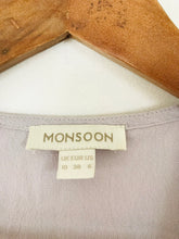 Load image into Gallery viewer, Monsoon Women&#39;s Wrap Blouse | UK10 | Purple
