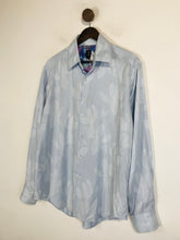 Load image into Gallery viewer, 1 Like No Other Men&#39;s Cotton Floral Button-Up Shirt | 3 | Blue
