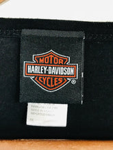 Load image into Gallery viewer, Harley Davidson Women&#39;s Boho Tank Top | L UK14 | Black
