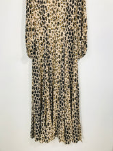 Load image into Gallery viewer, Alice Temperley Women&#39;s Leopard Print Long Sleeve Maxi Dress | UK14 | Multicoloured
