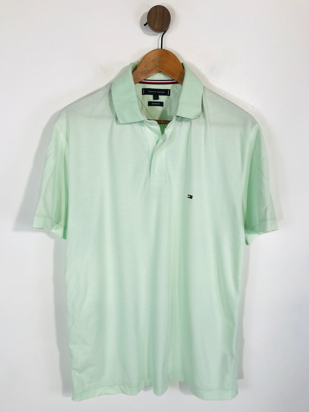 Tommy Hilfiger Men's Polo Shirt | L | Green