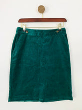 Load image into Gallery viewer, Laura Ashley Women&#39;s Corduroy Pencil Skirt | UK10 | Green
