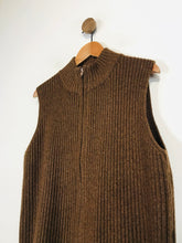 Load image into Gallery viewer, Selective Women&#39;s Merino Knit Vest | UK14 | Brown
