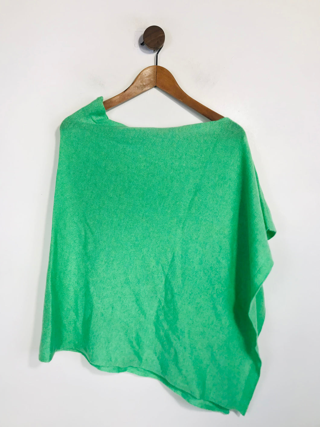 Brora Women's Cashmere Poncho Shawl | OS | Green