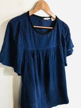 Load image into Gallery viewer, Levi’s Women&#39;s Smock Blouse | M UK10-12 | Blue
