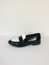 Load image into Gallery viewer, Bimba &amp; Lola Women&#39;s Contrast Leather Loafers | 39 UK6 | Black
