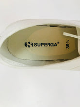 Load image into Gallery viewer, Superga Women’s Canvas Trainers | 39.5 UK6 | White
