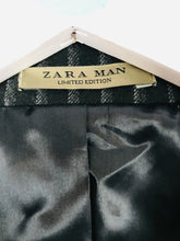 Load image into Gallery viewer, Zara Man Men’s Wool Stripe Suit Jacket Blazer | EU52 UK42 XL | Grey
