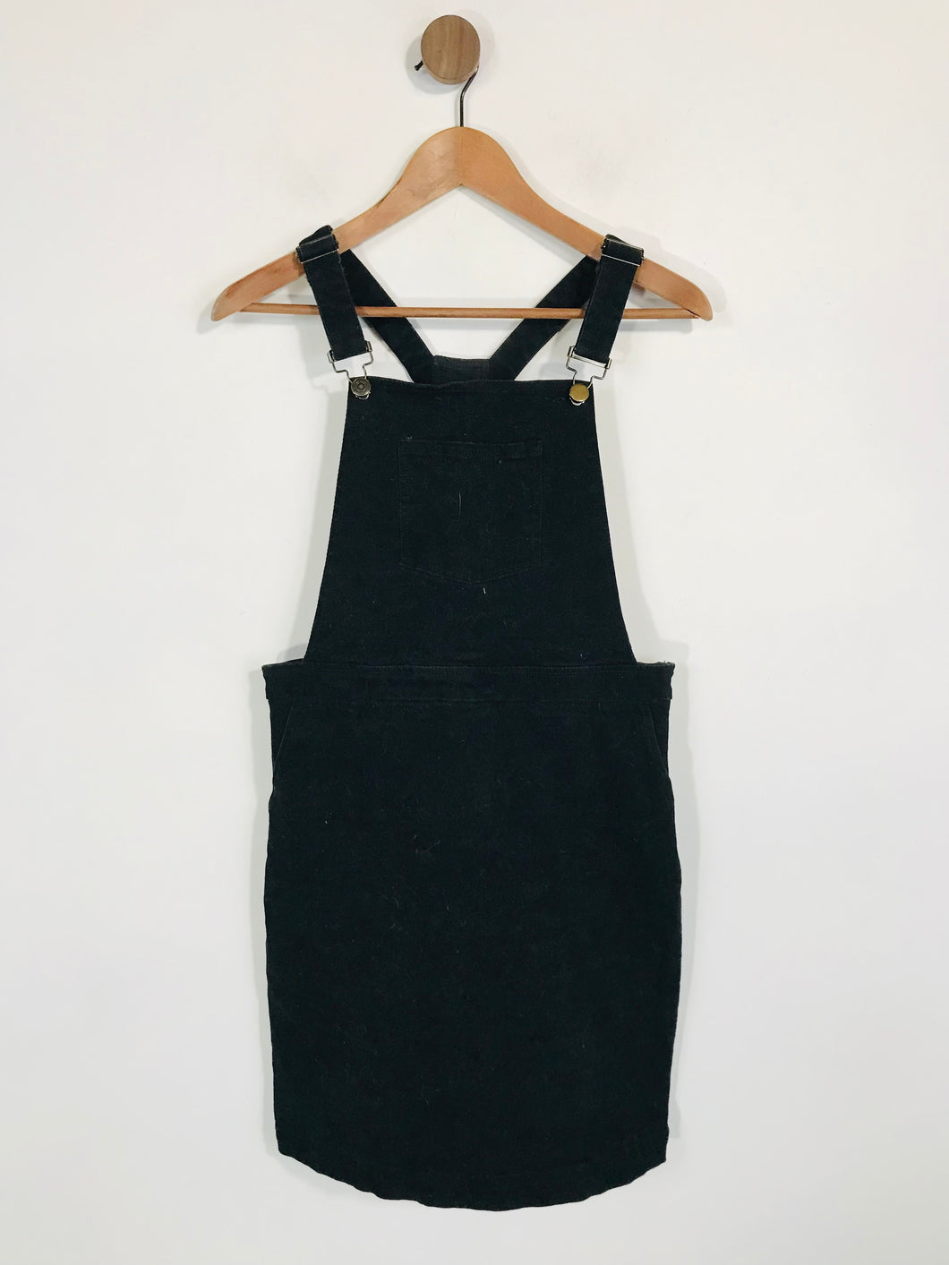 Sugarhill Women's Cotton Pinafore Dress | UK12 | Black