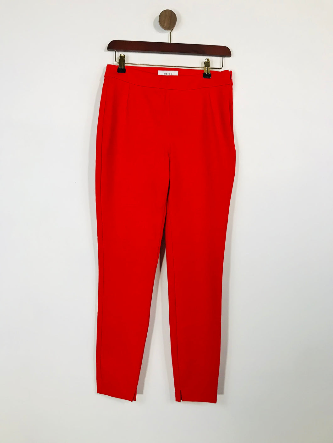 Reiss Women's Skinny Chinos Trousers NWT | UK10 | Red