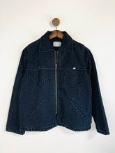 Load image into Gallery viewer, Current/Elliott Women&#39;s Cotton Bomber Jacket | M UK10-12 | Blue
