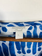 Load image into Gallery viewer, Monsoon Women&#39;s Cotton Boho Maxi Dress | L UK14 | Blue
