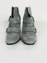Load image into Gallery viewer, Hush Puppies Women&#39;s Suede Heeled Boots | UK7 | Grey
