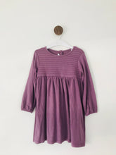 Load image into Gallery viewer, The Little White Company Kid’s Ribbed Dress | 2-3 Years | Purple
