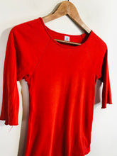 Load image into Gallery viewer, Petit Bateau Women&#39;s T-Shirt | 14a | Red
