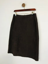 Load image into Gallery viewer, Fenn Wright Manson Women&#39;s Faux Suede Pencil Skirt | UK10 | Brown

