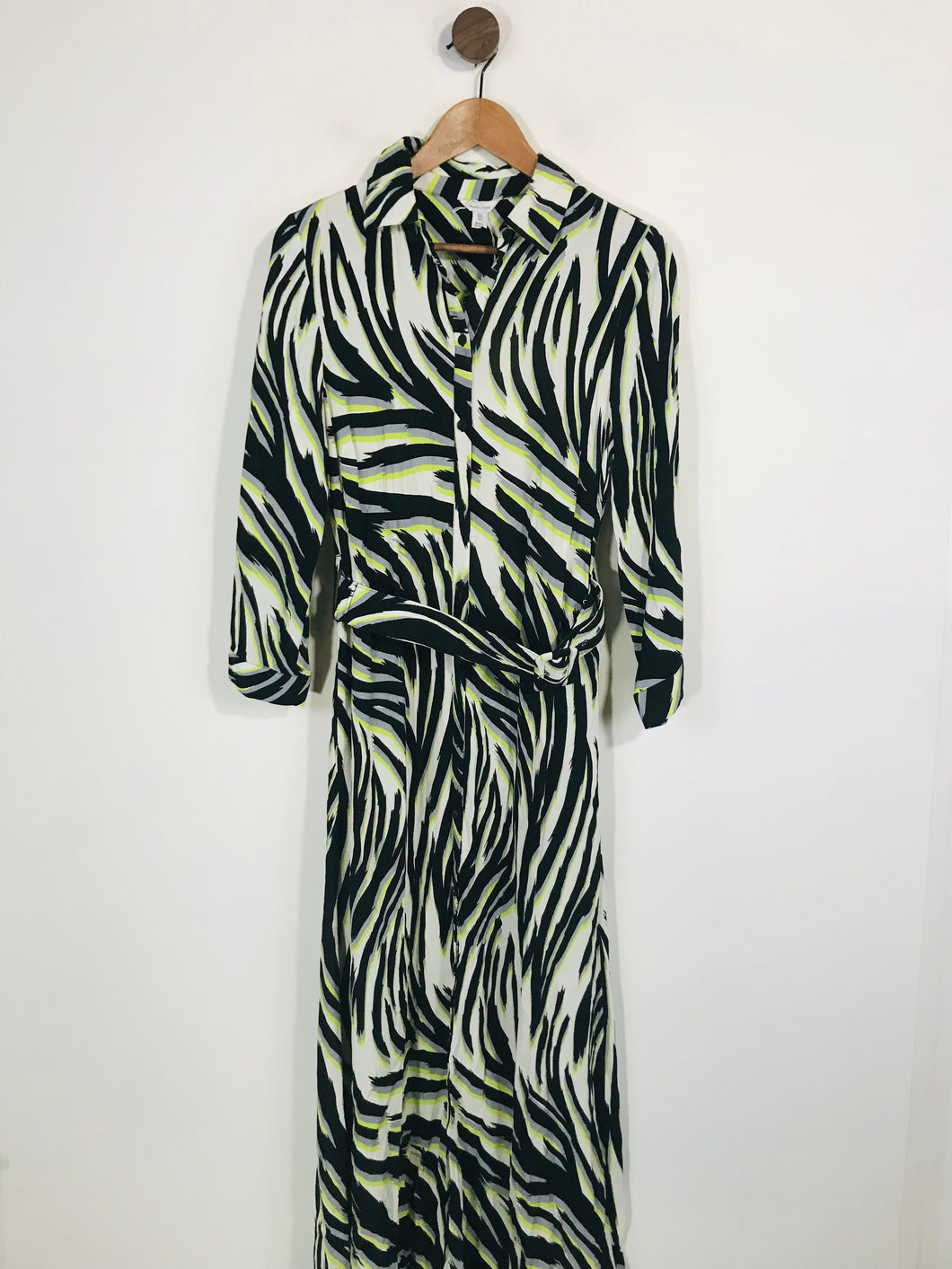 Sonder Studio Women's Striped Long Sleeve Midi Dress NWT | UK10 | Multicoloured