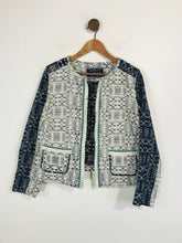 Load image into Gallery viewer, M&amp;S Women&#39;s Boho Lulu Kennedy Indigo Blazer Jacket | UK18 | Multicoloured
