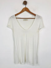 Load image into Gallery viewer, AllSaints Women&#39;s V-Neck T-Shirt | UK6 | White
