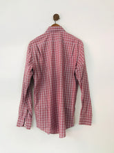 Load image into Gallery viewer, Lacoste Men&#39;s Check Button-Up Shirt | 40 | Red
