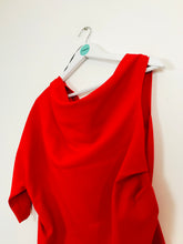 Load image into Gallery viewer, Zara Women’s One Shoulder Blouse NWT | XL UK18 | Red
