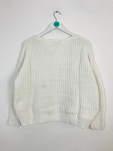 Load image into Gallery viewer, Selected Femme Women’s Knit Jumper | UK18 | White
