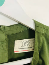 Load image into Gallery viewer, Toast Women’s Sleeveless A-Line Midi Dress | UK10 | Green
