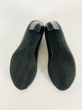Load image into Gallery viewer, Ecco Women&#39;s Patent Peep Toe Heels  | 36 UK3 | Black

